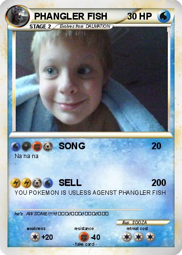 Pokemon PHANGLER FISH