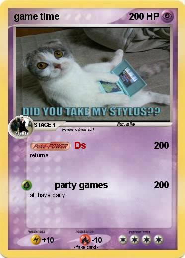 Pokemon game time