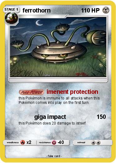 Pokemon ferrothorn