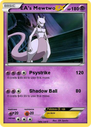 Pokemon EA's Mewtwo