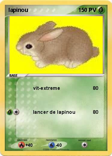 Pokemon lapinou