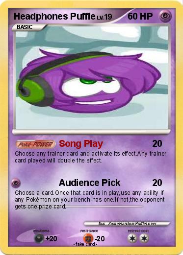 Pokemon Headphones Puffle