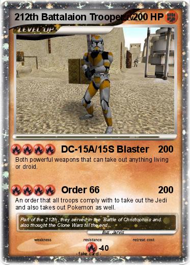 Pokemon 212th Battalaion Trooper