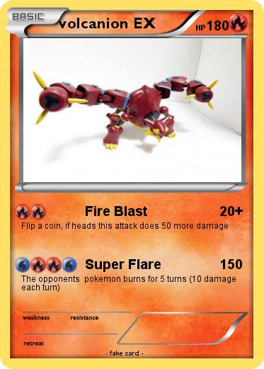Pokemon volcanion EX