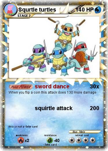 Pokemon Squrtle turtles