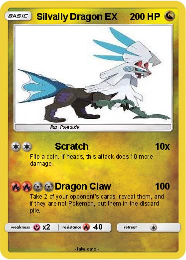 Pokemon Silvally Dragon EX