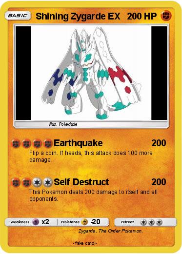 Pokemon Shining Zygarde EX