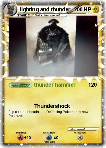 Pokemon lighting and thunder
