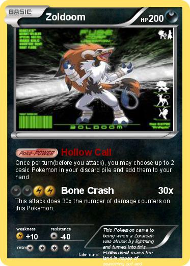 Pokemon Zoldoom