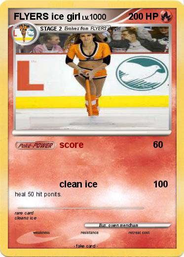 Pokemon FLYERS ice girl