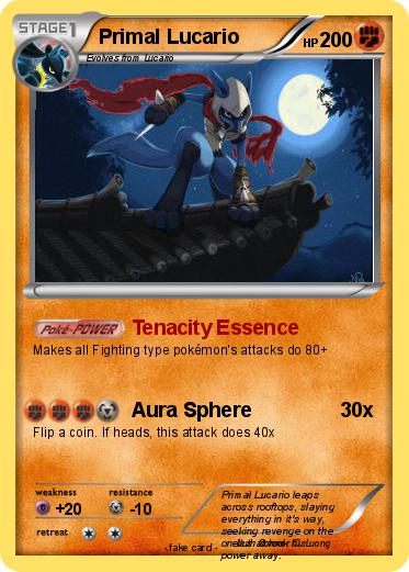 Pokemon Primal Lucario
