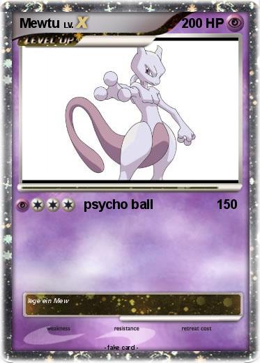 Pokemon Mewtu