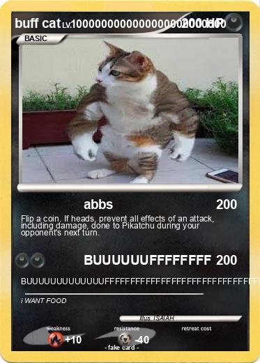 Pokemon buff cat