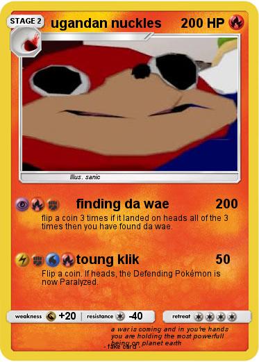 Pokemon ugandan nuckles