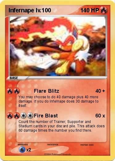 Pokemon Infernape lv.100