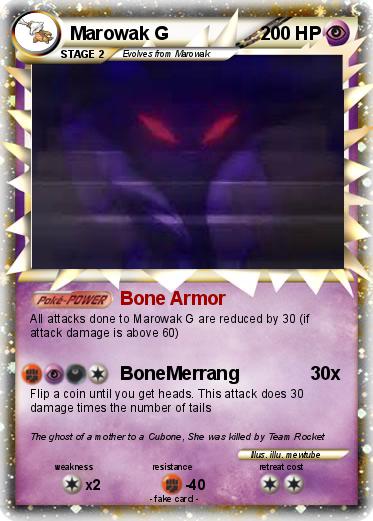 Pokemon Marowak G