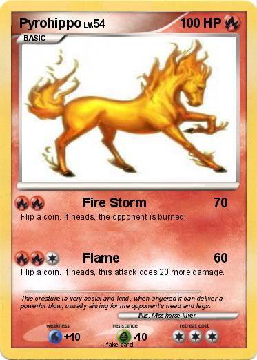 Pokemon Pyrohippo