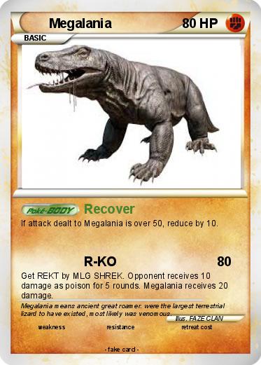 Pokemon Megalania