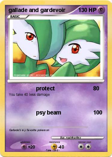 Pokemon gallade and gardevoir