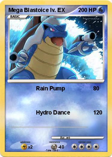 Pokemon Mega Blastoice lv. EX