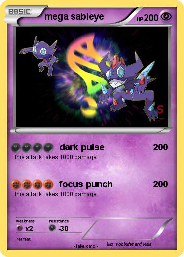 Pokemon mega sableye