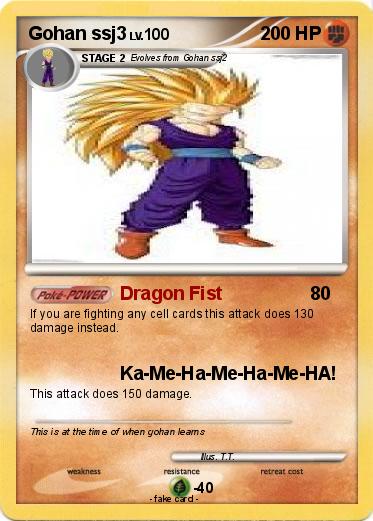 Pokemon Gohan ssj3