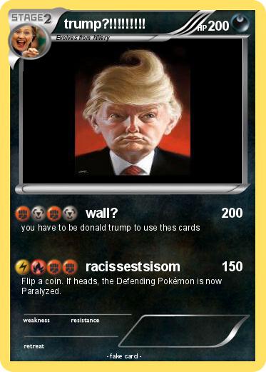 Pokemon trump?!!!!!!!!!