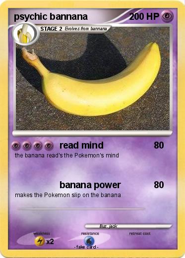 Pokemon psychic bannana
