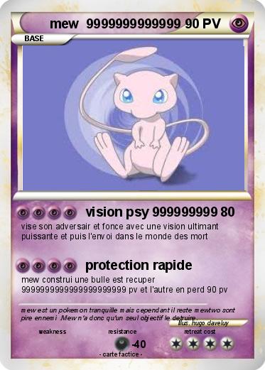 Pokemon mew  9999999999999