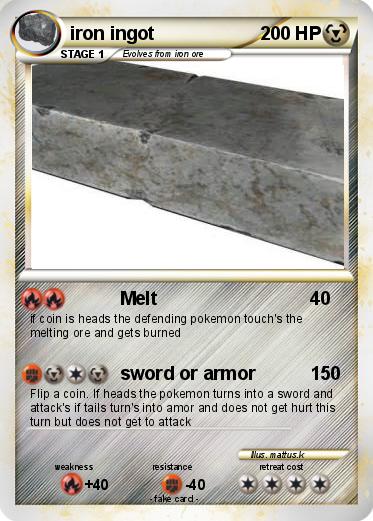 Pokemon iron ingot