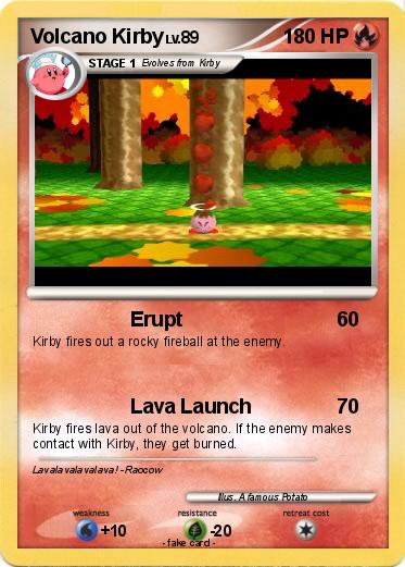 Pokemon Volcano Kirby