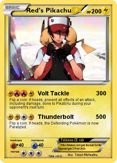 Pokemon Red's Pikachu