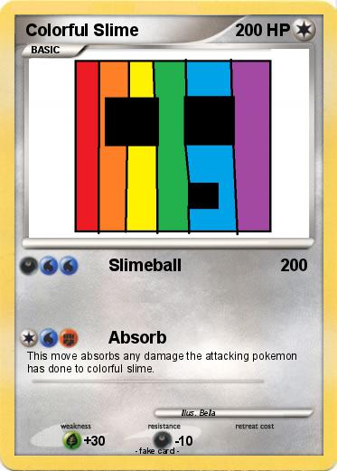 Pokemon Colorful Slime