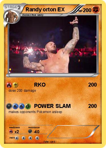 Pokemon Randy orton EX