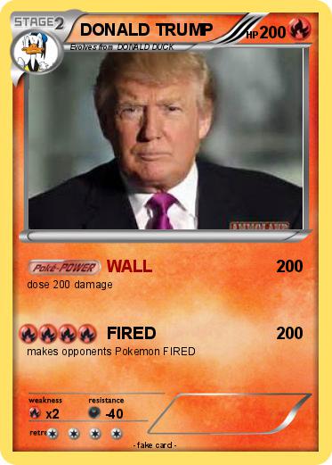 Pokemon DONALD TRUMP