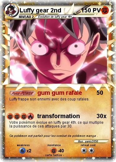 Pokemon Luffy gear 2nd