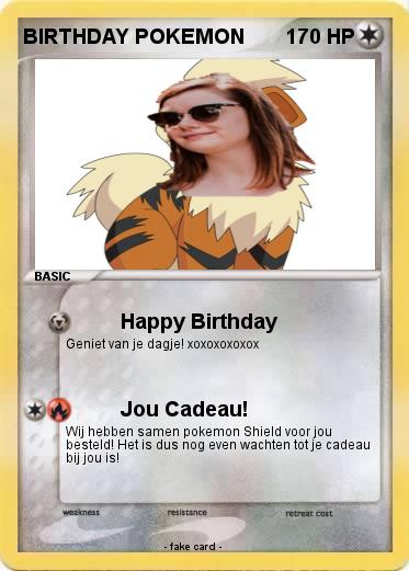 Pokemon BIRTHDAY POKEMON