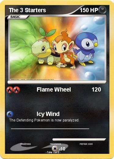 Pokemon The 3 Starters
