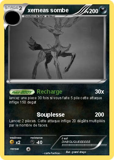 Pokemon xerneas sombe