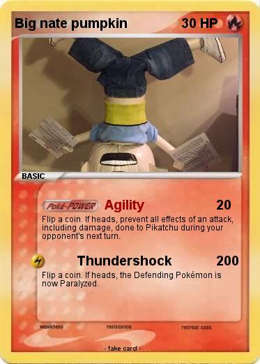 Pokemon Big nate pumpkin