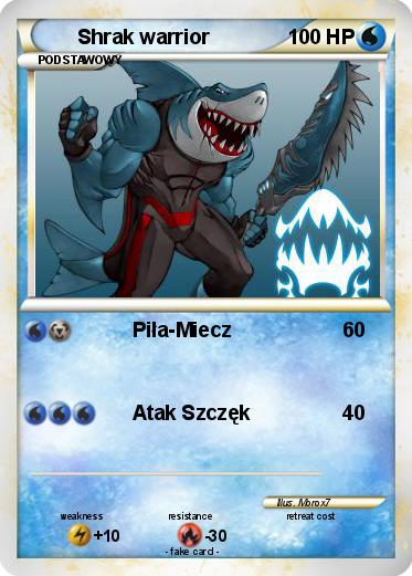 Pokemon Shrak warrior