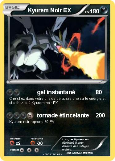 Pokemon Kyurem Noir EX