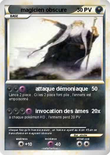 Pokemon magicien obscure