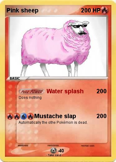 Pokemon Pink sheep