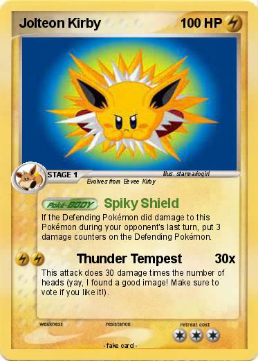 Pokemon Jolteon Kirby