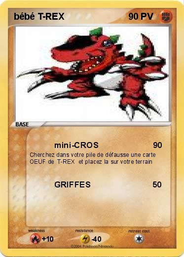 Pokemon bébé T-REX