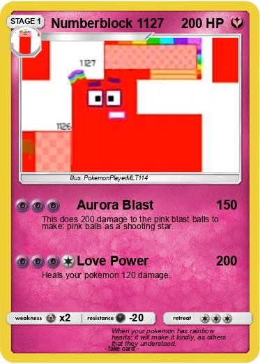 Pokemon Numberblock 1127