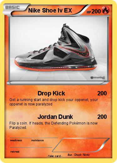 Pokemon Nike Shoe lv EX