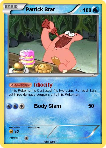 Pokemon Patrick Star