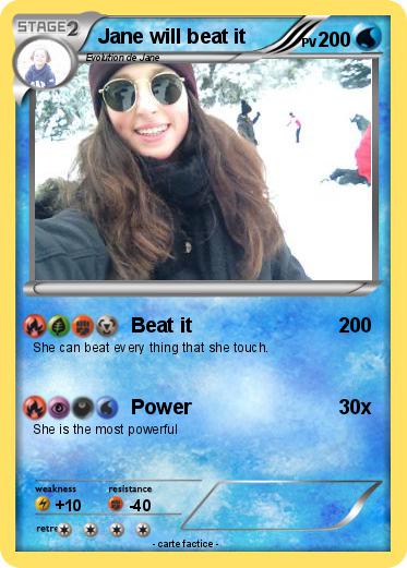 Pokemon Jane will beat it